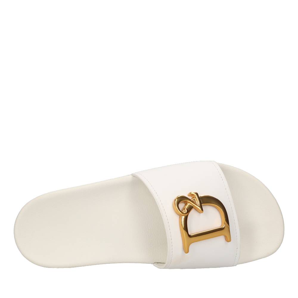 DSQUARED2 Mules in gomma e pelle Consegna Veloce
