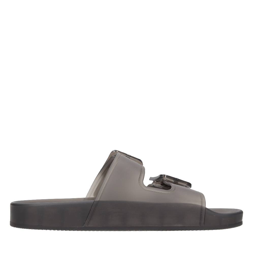 BALENCIAGA Mules in gomma trasparente Prezzo Ridotto