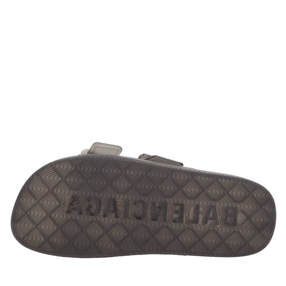 BALENCIAGA Mules in gomma trasparente Prezzo Ridotto