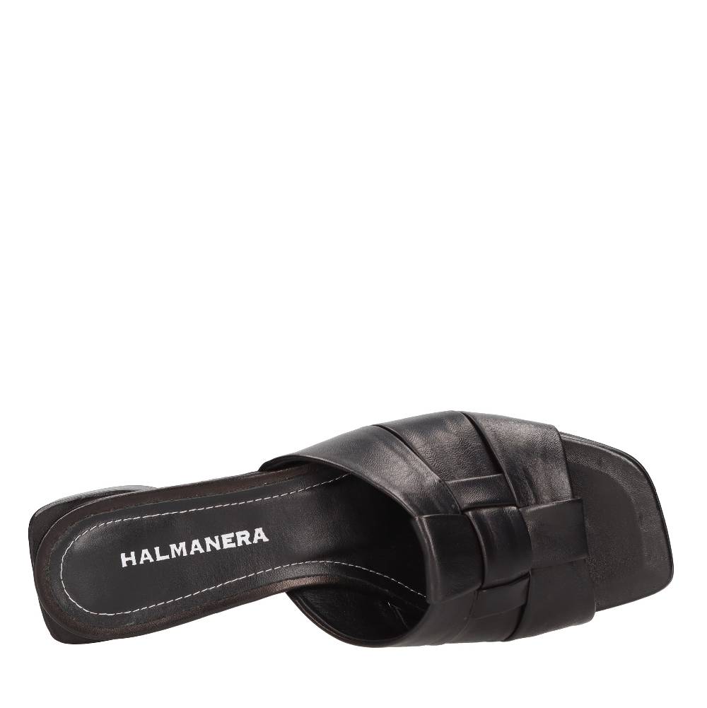 HALMANERA Mules in pelle Presa
