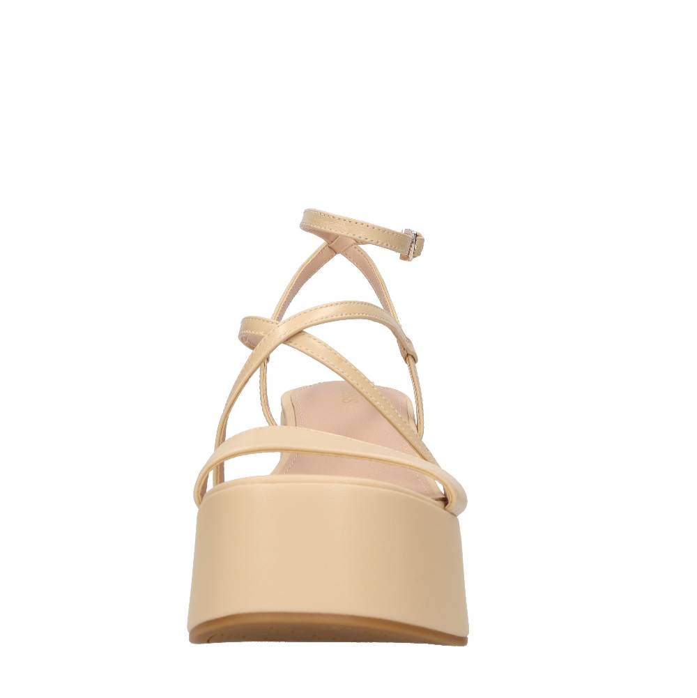 GUESS Sandali con zeppa in pelle Saldi