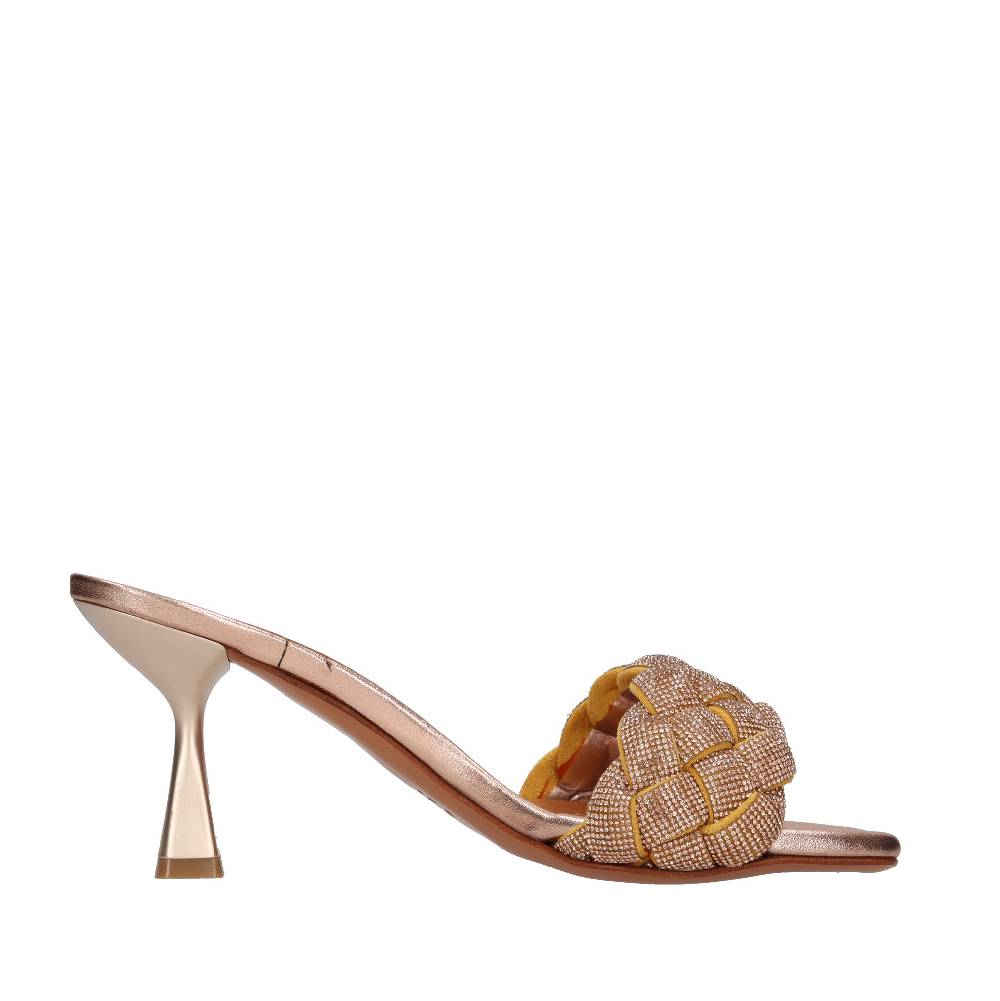 ALBANO Mules in strass Vendita Calda