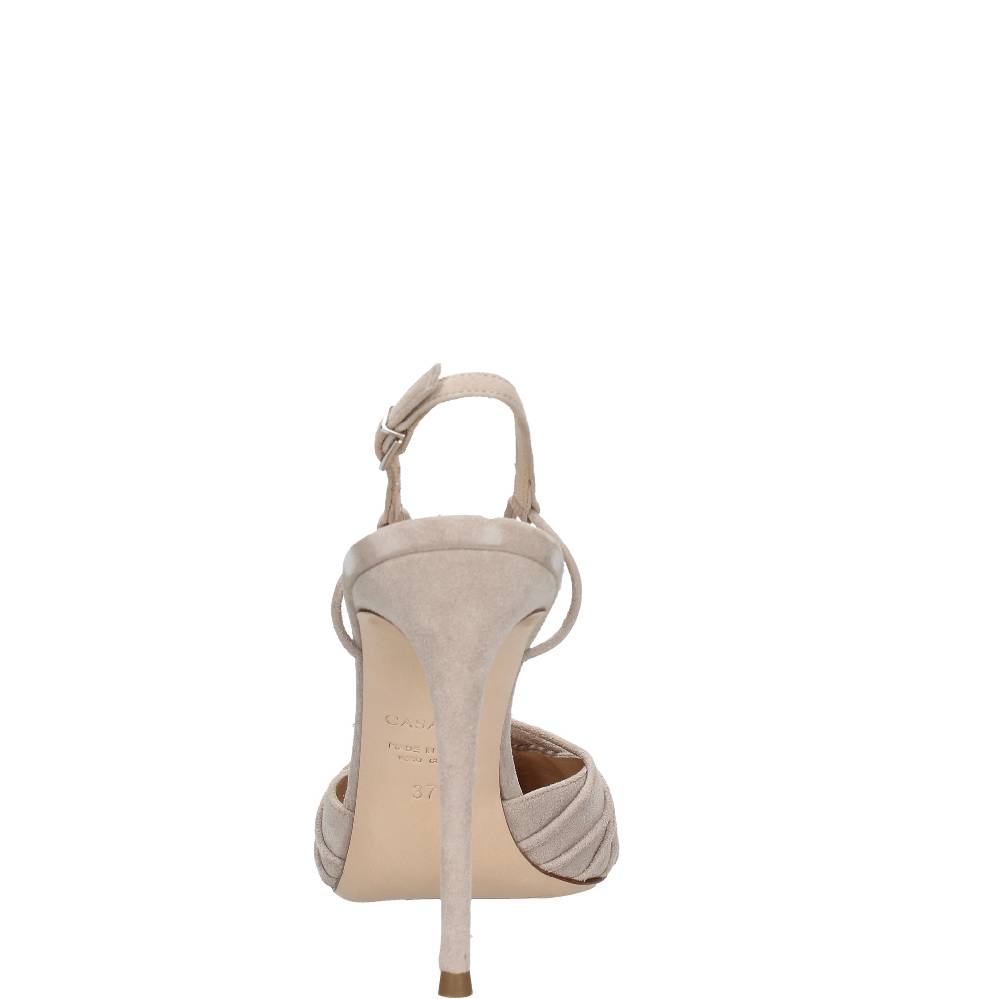 CASADEI Décolleté slingback in camoscio Convenienza