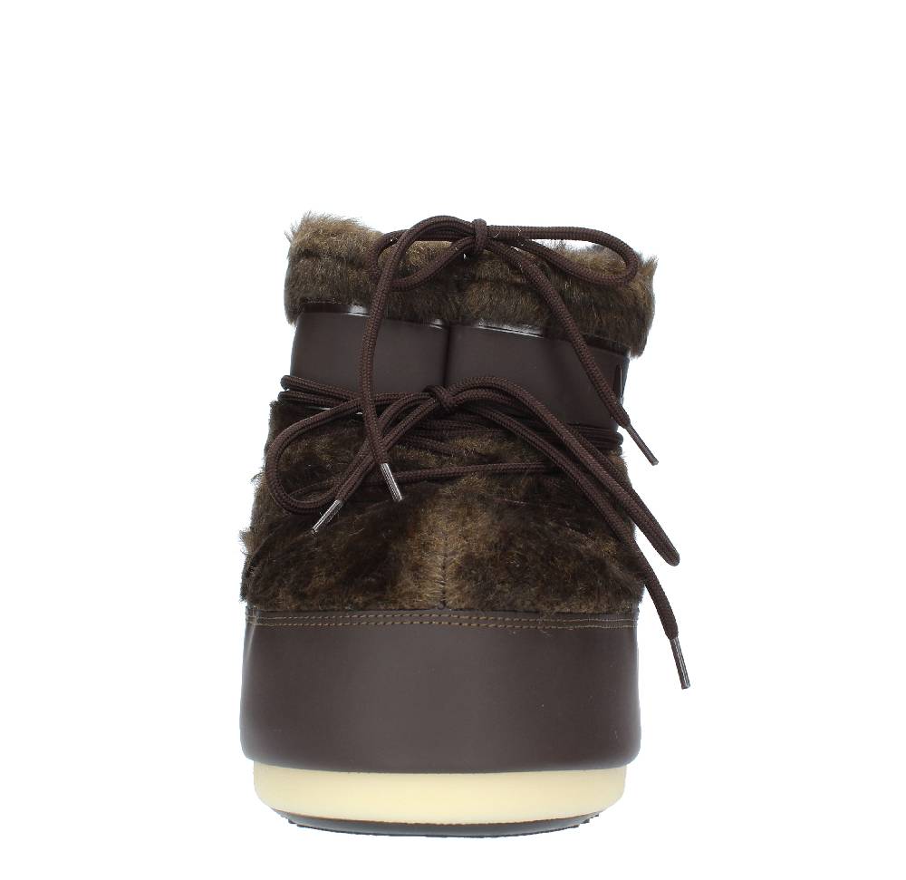 MOON BOOT Stivaletti da neve modello ICON LOW FAUX FUR MOON BOOT in gomma ed ecopelliccia Saldi