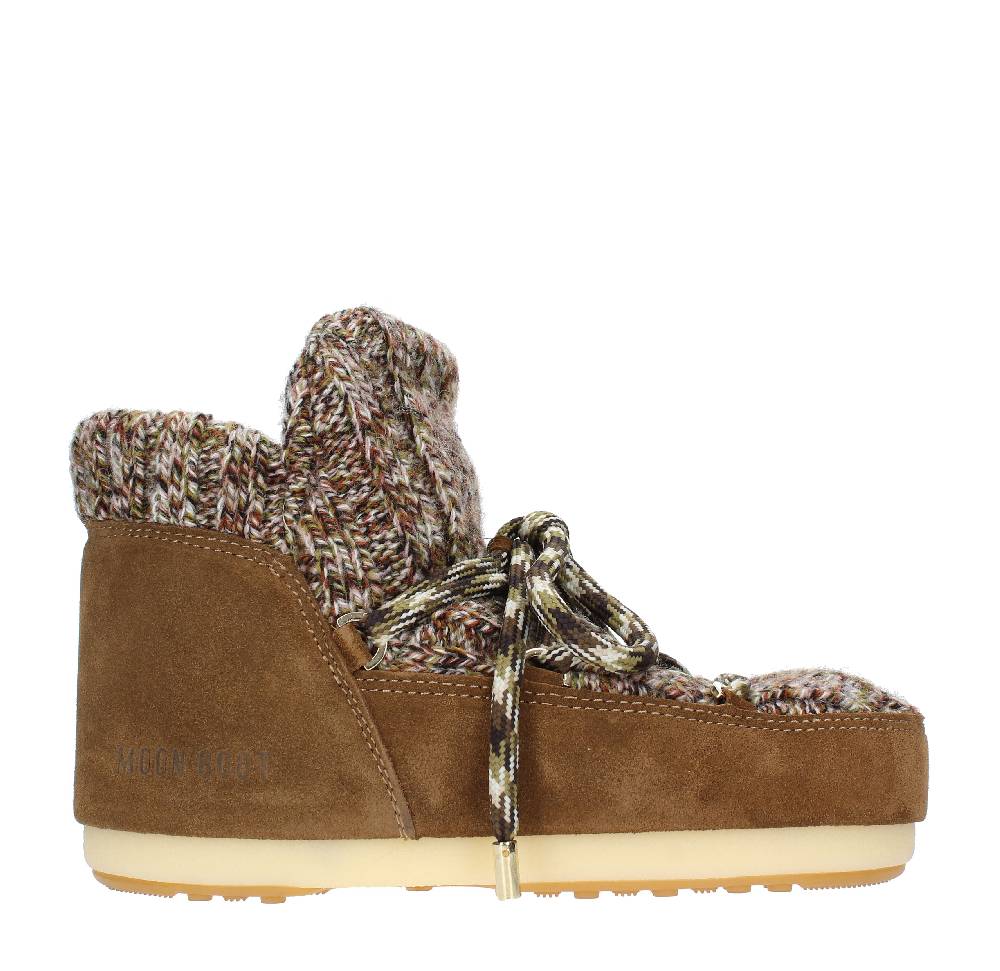 MOON BOOT Stivaletti da neve modello PUMPS WOOL MOON BOOT in camoscio e tessuto Vendita Economica