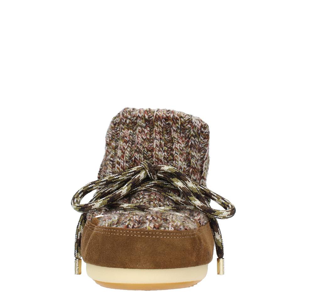 MOON BOOT Stivaletti da neve modello PUMPS WOOL MOON BOOT in camoscio e tessuto Vendita Economica