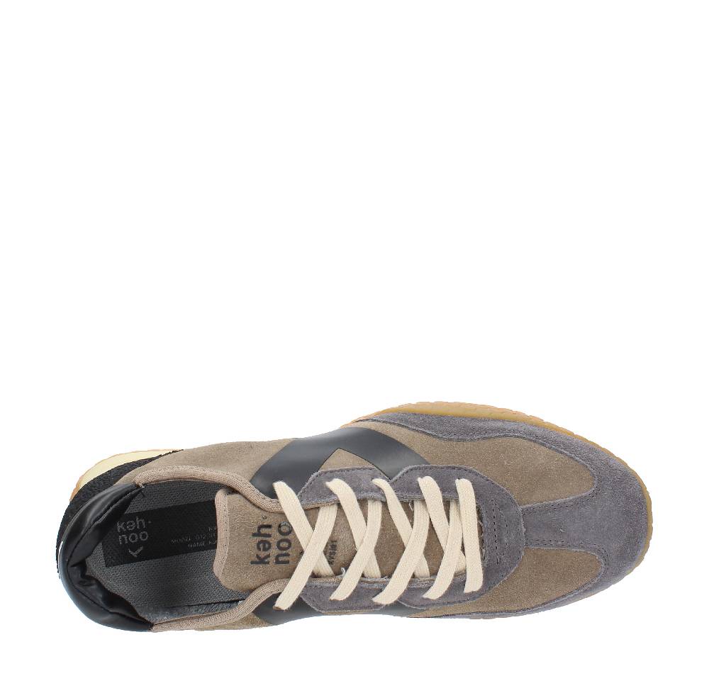 KEH NOO Sneakers KEH NOO in camoscio tessuto e gomma Negozio
