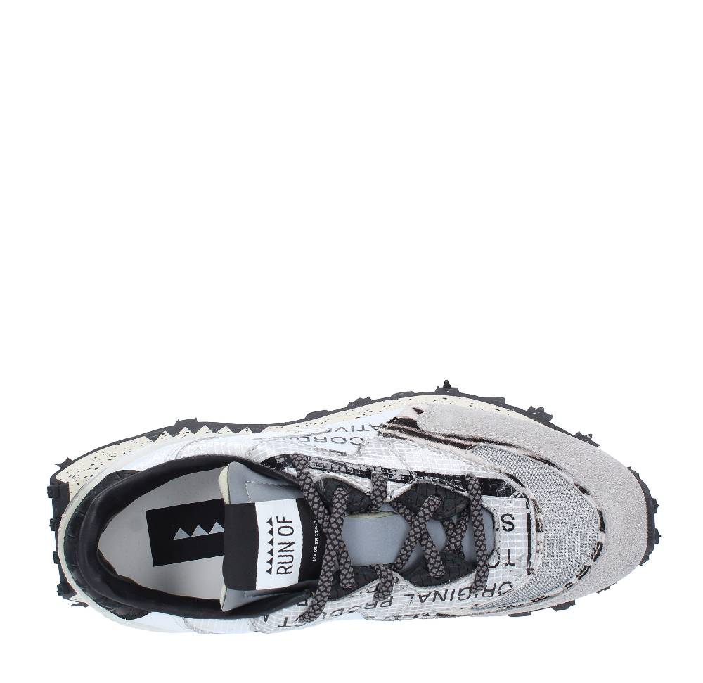 RUN OF Sneakers modello SHUTTLE RUN OF in pelle camoscio e tessuto Italy