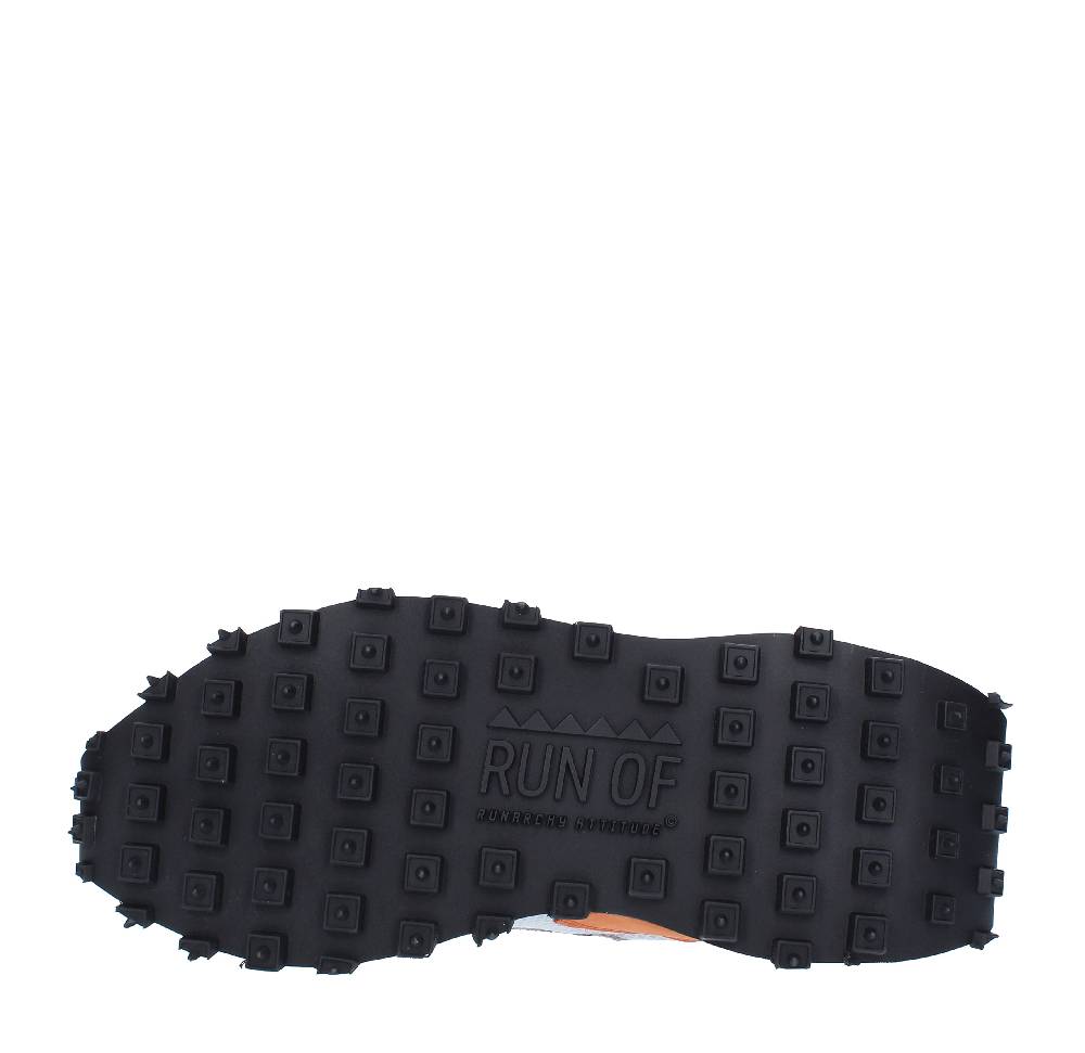 RUN OF Sneakers modello 9377RO-1 RUN OF in pelle camoscio e tessuto Italia