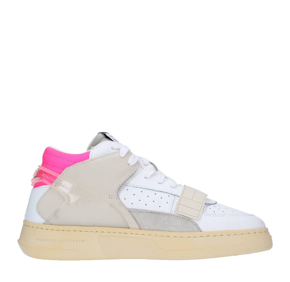RUN OF Sneakers modello MID COMBI-RF RUN OF in pelle camoscio e tessuto In Linea