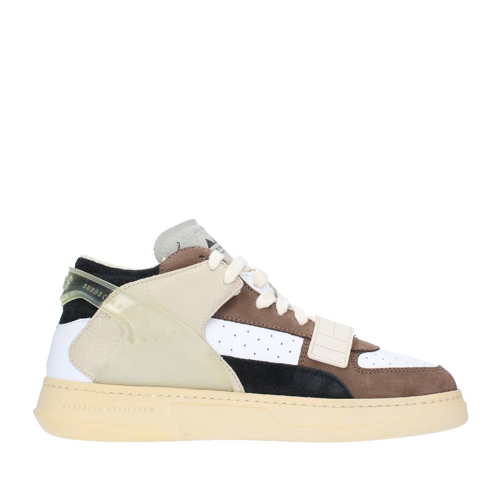RUN OF Sneakers modello ERRANT MID RUN OF in pelle camoscio e tessuto Pezzi Unici