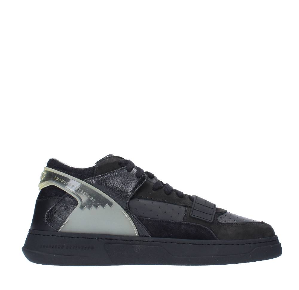 RUN OF Sneakers modello ERRANT MID RUN OF in pelle camoscio e tessuto Fino al 65% di sconto