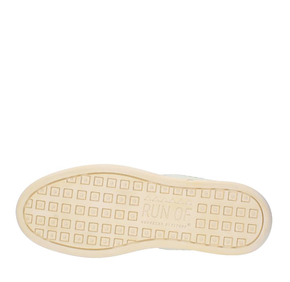 RUN OF Sneakers modello MID COMBI-BO RUN OF in pelle camoscio e tessuto Sostegno trimestrale