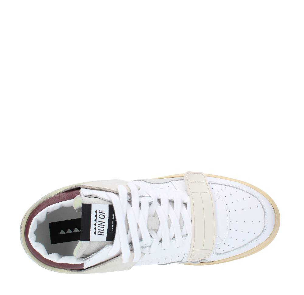 RUN OF Sneakers modello MID COMBI-BO RUN OF in pelle camoscio e tessuto Sostegno trimestrale