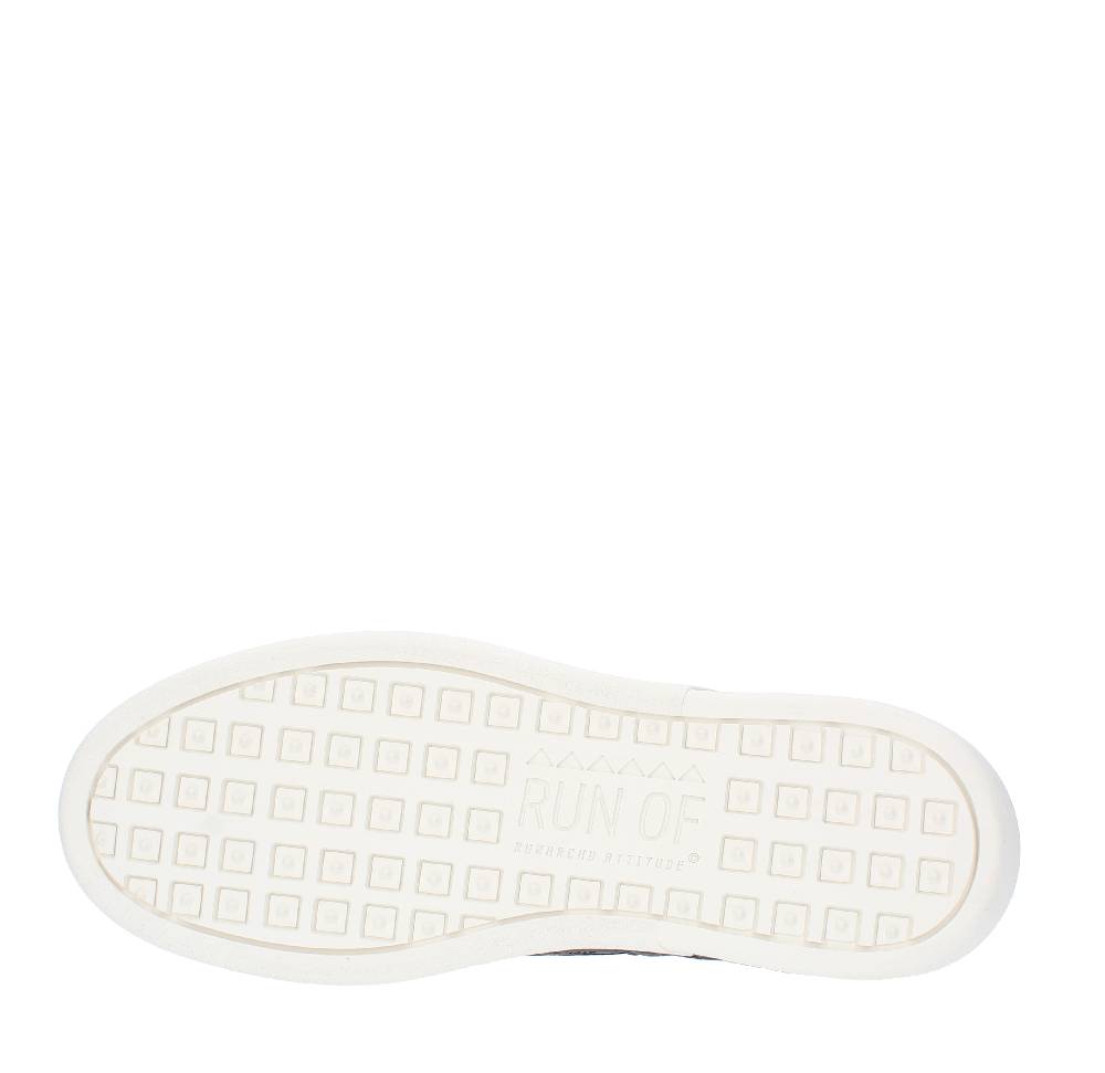 RUN OF Sneakers modello 40048BM RUN OF in pelle e tessuto Fino al 55% di sconto
