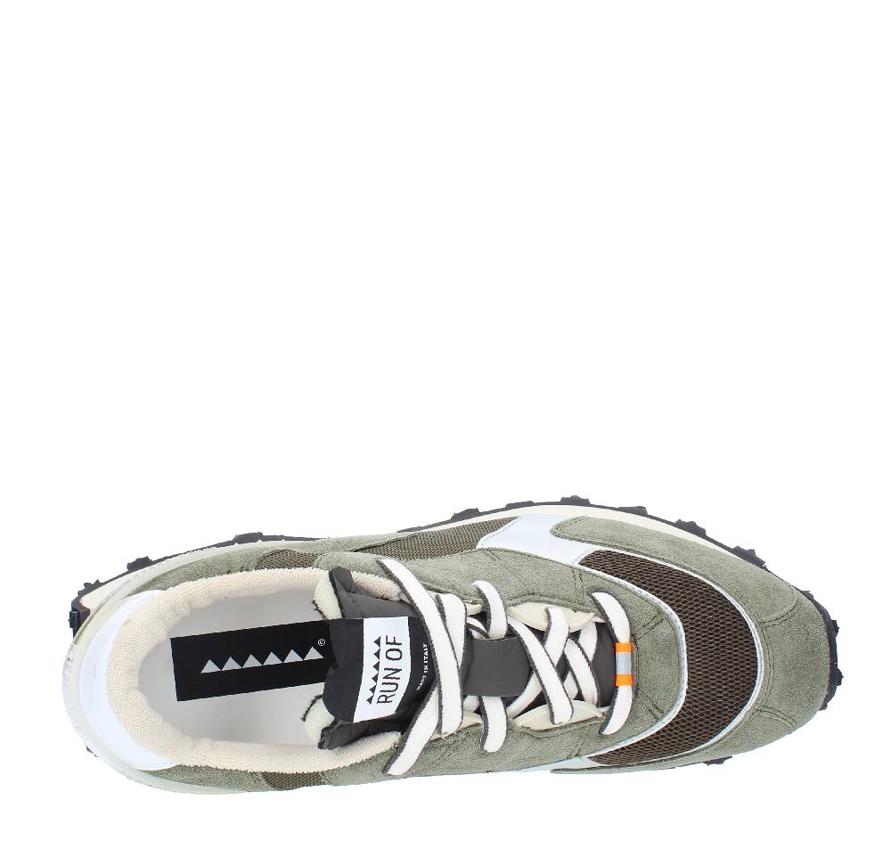 RUN OF Sneakers modello BUND RUN OF in camoscio e tessuto Shopping Online