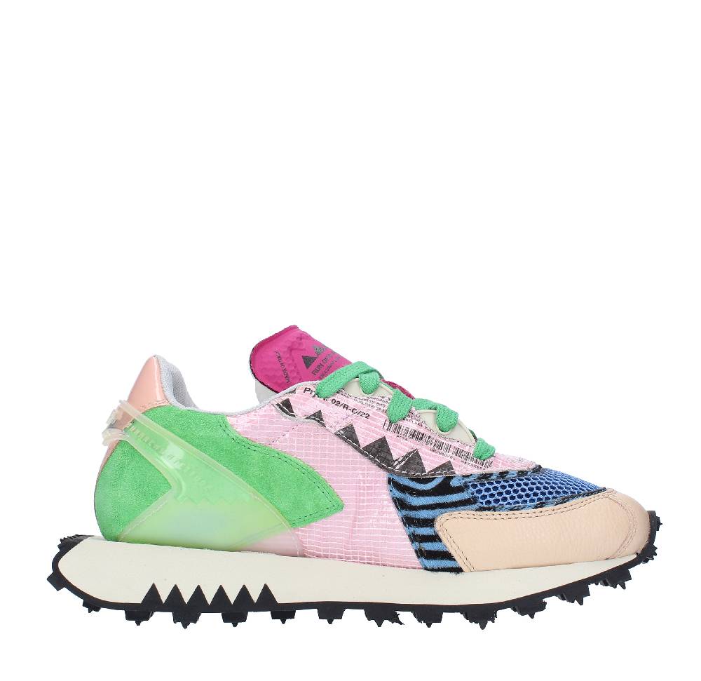 RUN OF Sneakers modello RO-1 HAMBURG RUN OF in pelle camoscio e tessuto Sottocosto