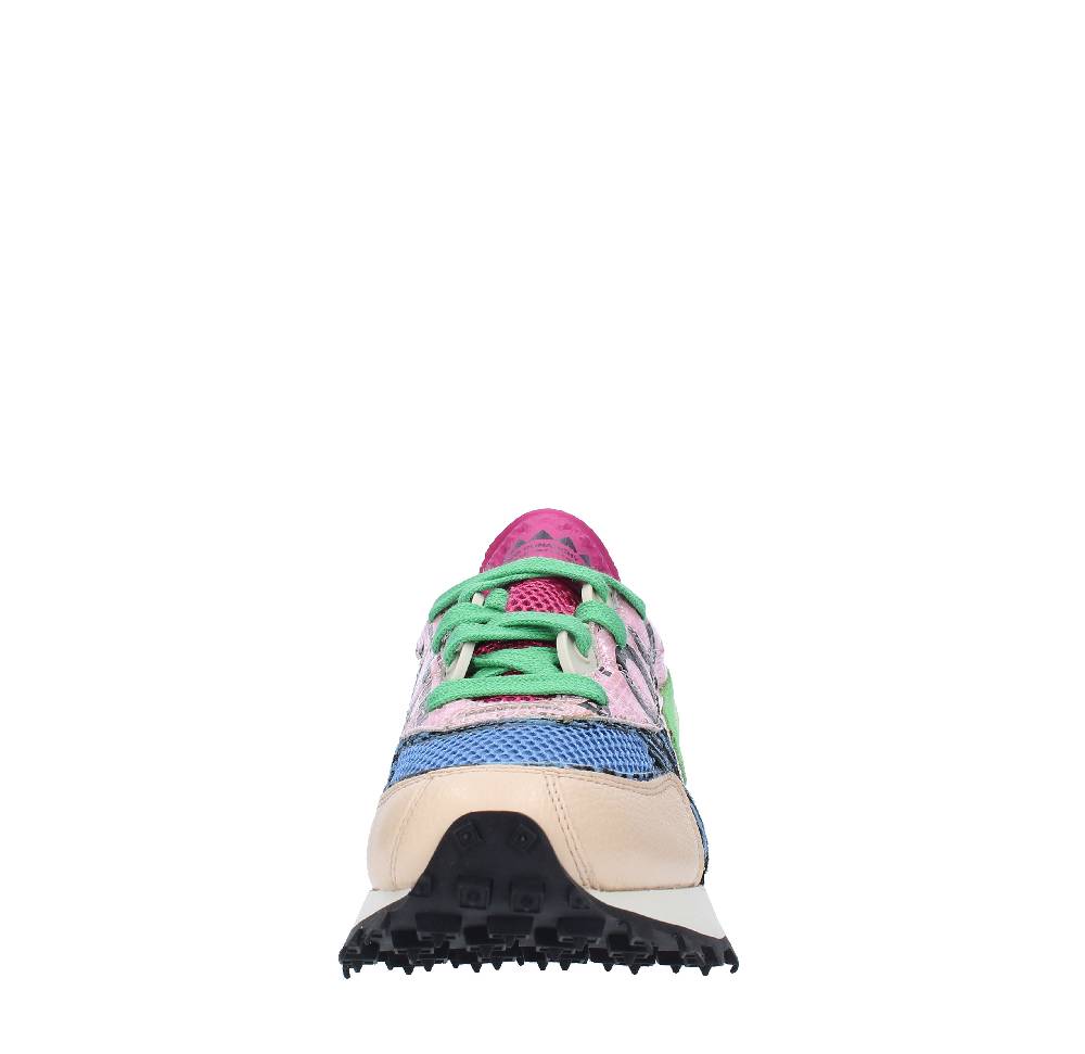 RUN OF Sneakers modello RO-1 HAMBURG RUN OF in pelle camoscio e tessuto Sottocosto