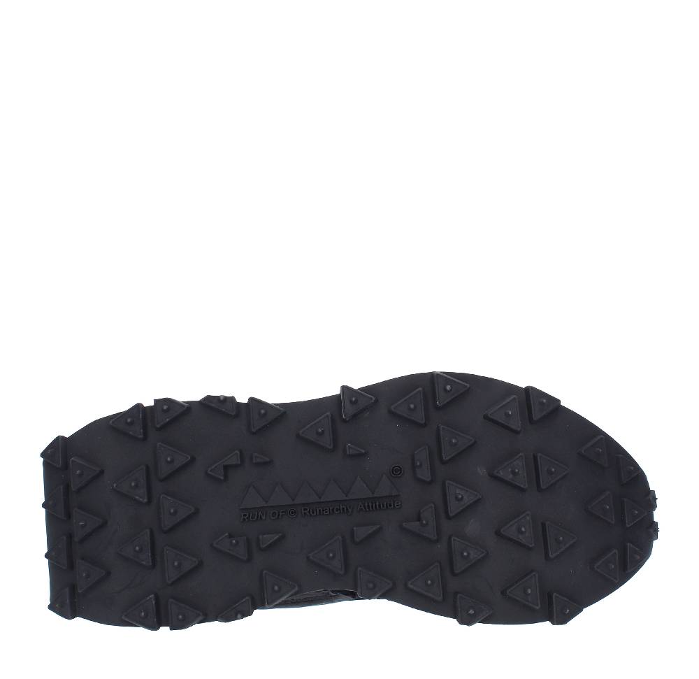 RUN OF Sneakers modello REVOLT RUN OF in camoscio e tessuto Presa