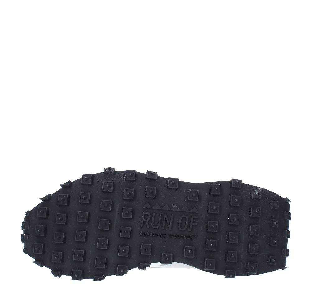 RUN OF Sneakers modello 9378 RUN OF in camoscio e tessuto Sconto