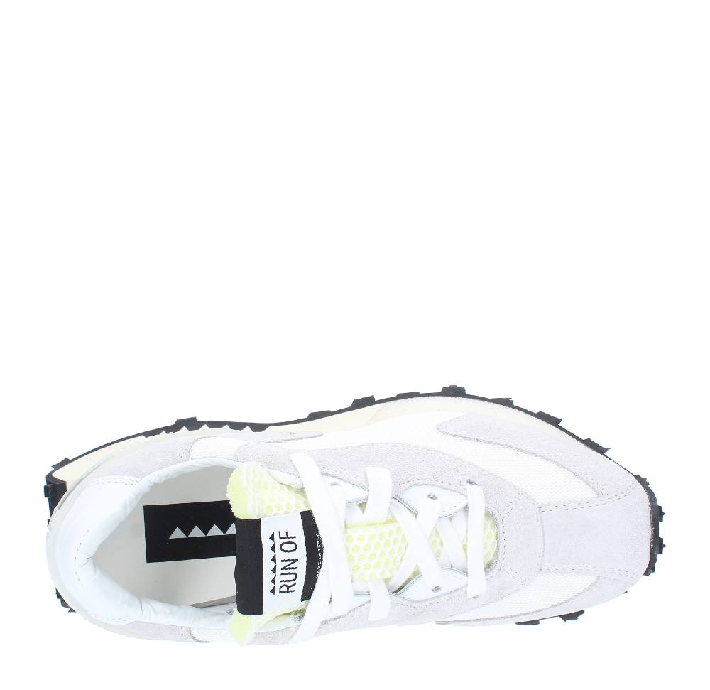 RUN OF Sneakers modello 9378 RUN OF in camoscio e tessuto Sconto