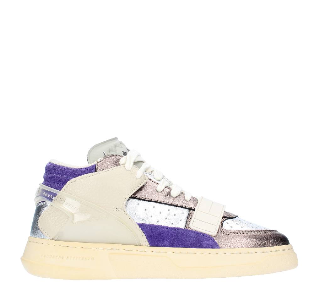 RUN OF Sneakers modello METAL PUNK RUN OF in pelle e tessuto In vendita