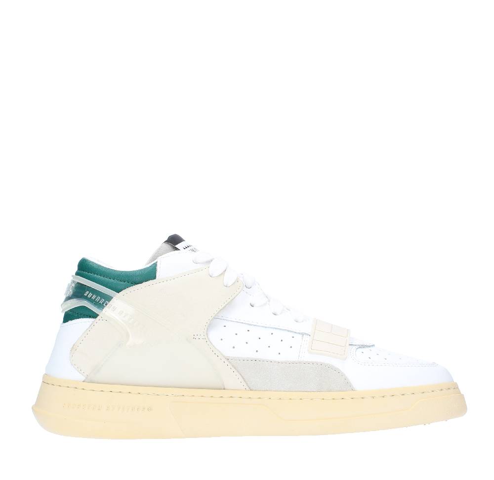 RUN OF Sneakers modello MID COMBI-AV RUN OF in pelle camoscio e tessuto Duty-free