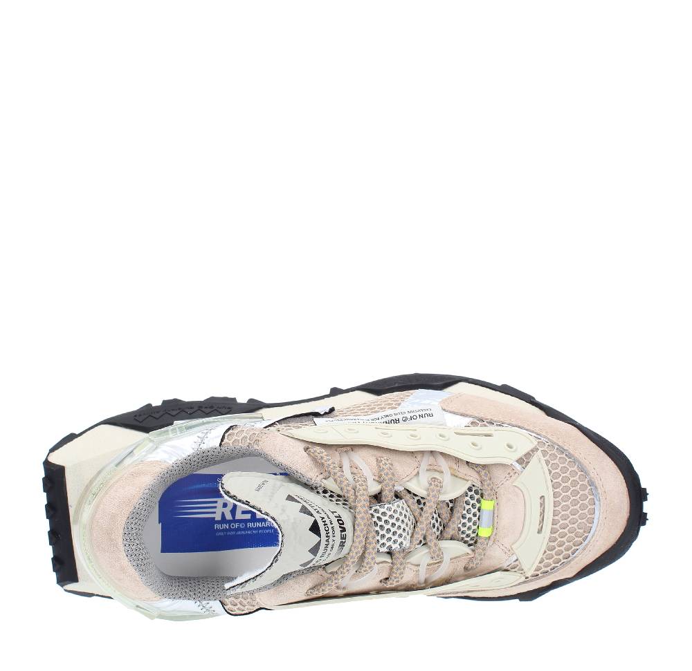 RUN OF Sneakers modello REVOLT RUN OF in camoscio e tessuto Saldi