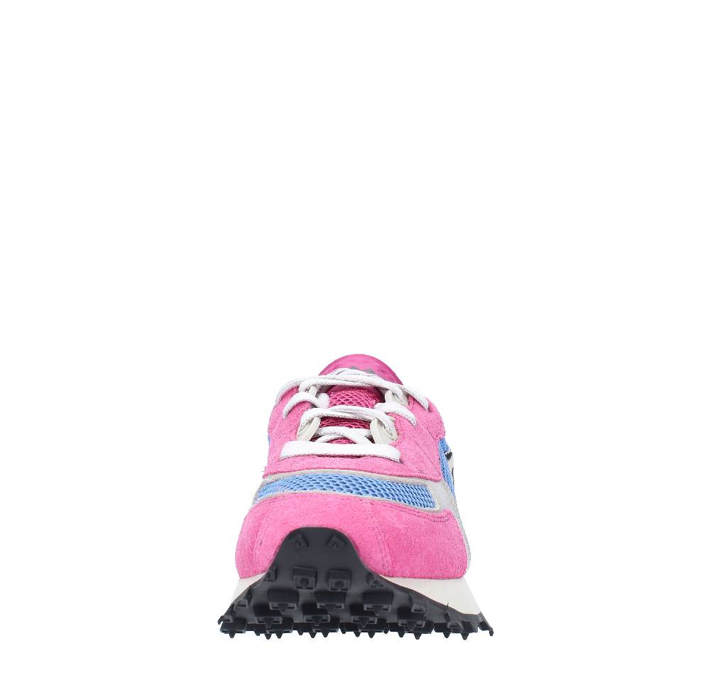 RUN OF Sneakers modello PUNK ZEBRA RUN OF in camoscio pelle e tessuto Vendita Calda