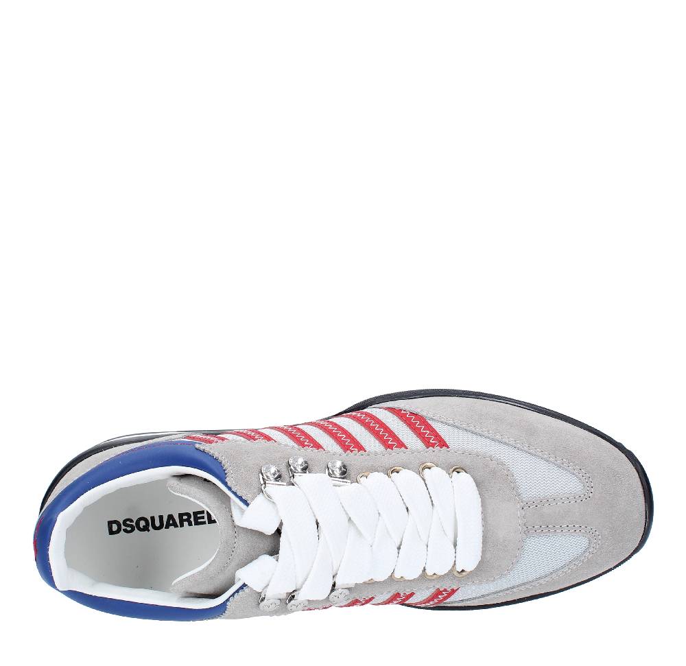 DSQUARED2 Sneakers DSQUARED2 modello ORIGINAL LEGEND in camoscio, pelle e tessuto Nuova