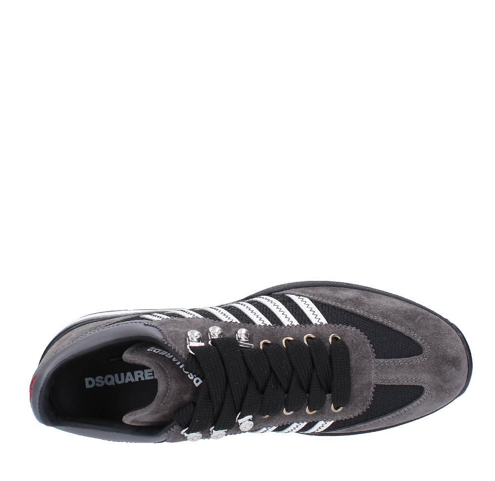 DSQUARED2 Sneakers DSQUARED2 modello ORIGINAL LEGEND in camoscio, pelle e tessuto Qualità Garantita