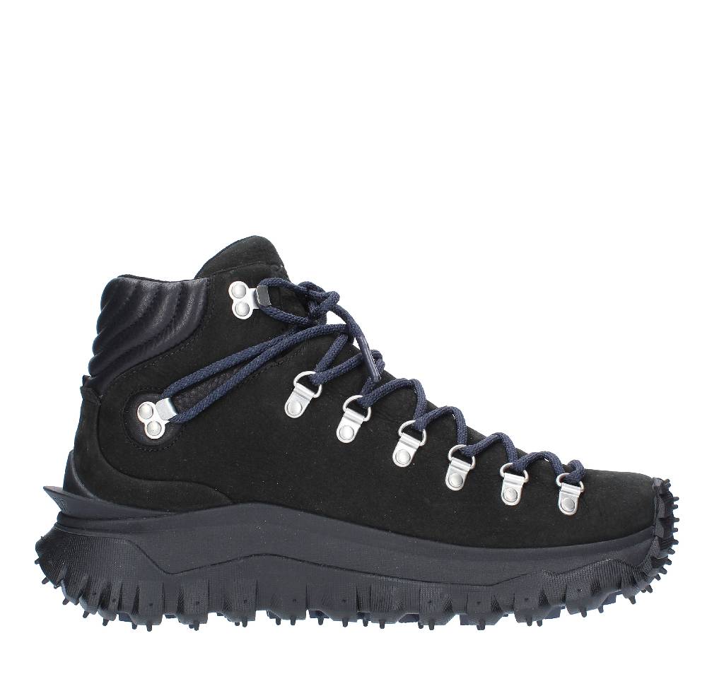 MONCLER Scarponcini in camoscio e pelle Italia