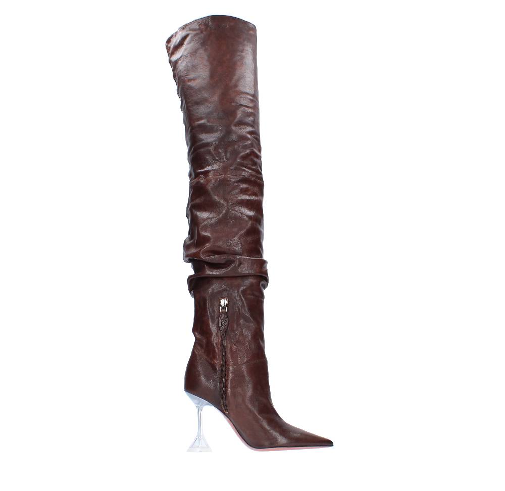 AMINA MUADDI Cuissard Oliviaglass in pelle Vendita