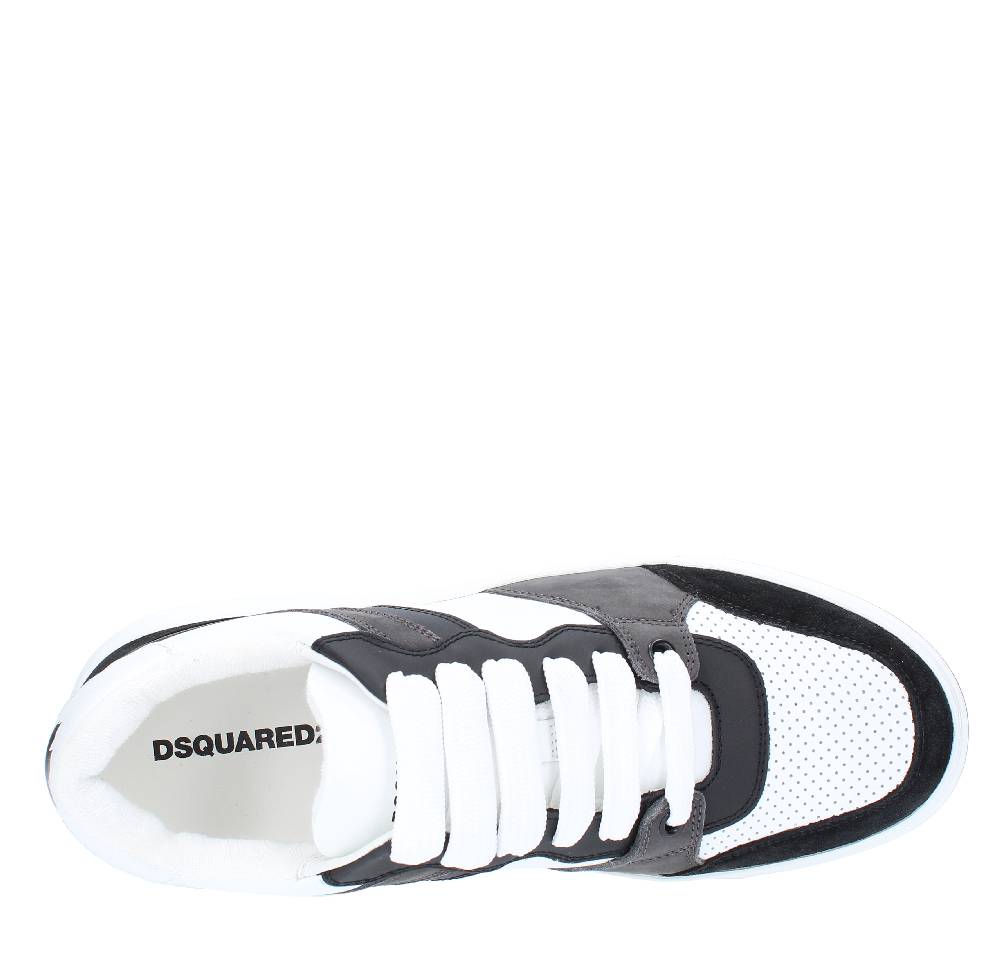 DSQUARED2 Sneakers DSQUARED2 modello BUMPER in pelle Spedizione Gratuita