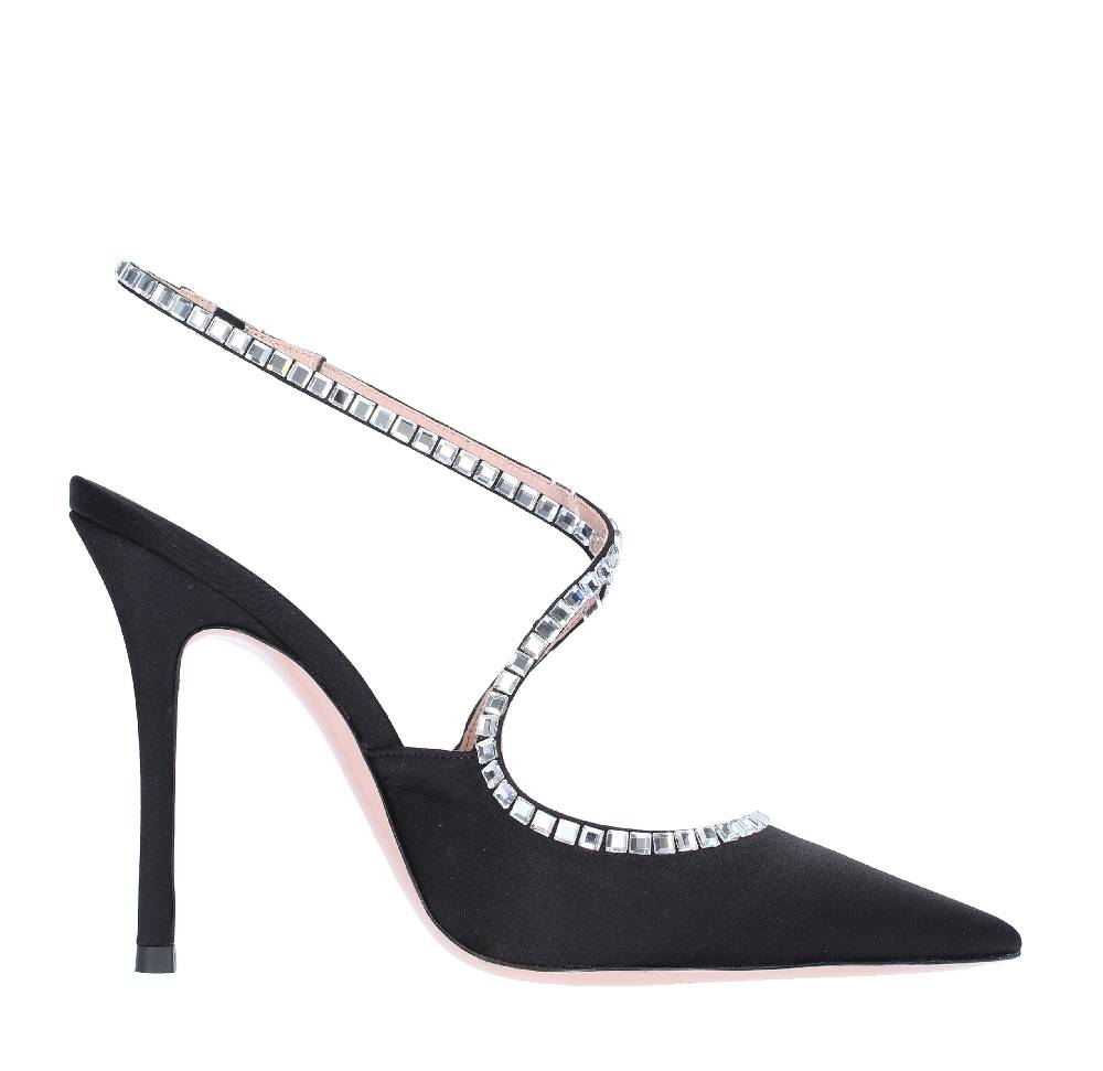 GEDEBE Décolleté slingback GEDEBE modello VIOLA in raso e strass Pezzi Unici