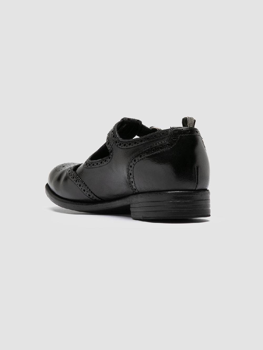 Officine Creative CALIXTE 066 Black Leather Maryjane Loafers Negozio