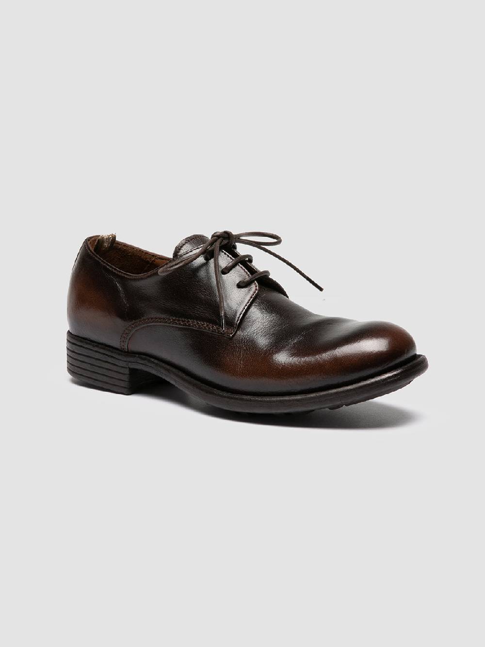 Officine Creative CALIXTE 068 Derby in Pelle Marrone In Saldo
