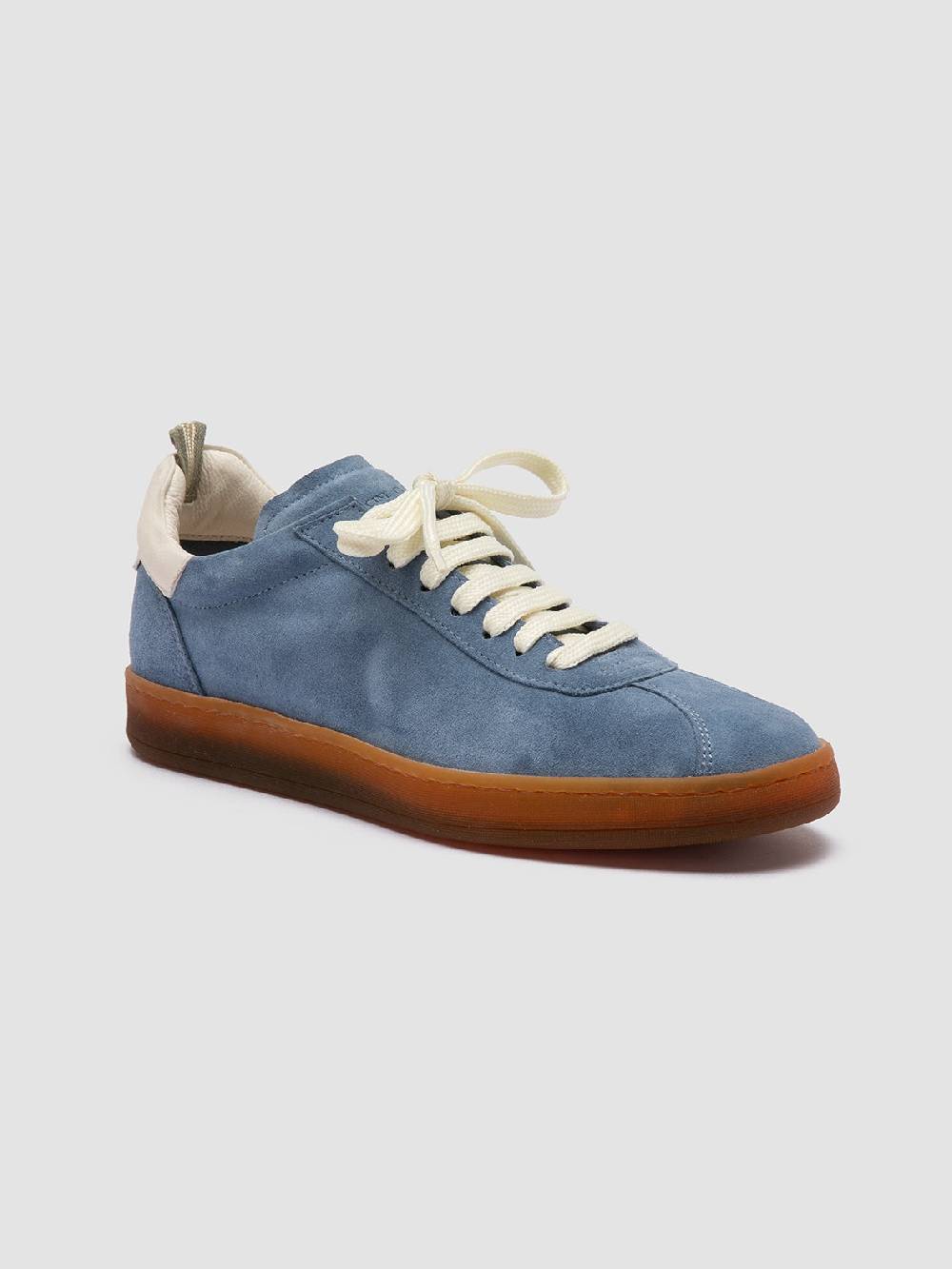 Officine Creative DESTINY 101 Sneakers Basse in Pelle e Camoscio Blu 2025