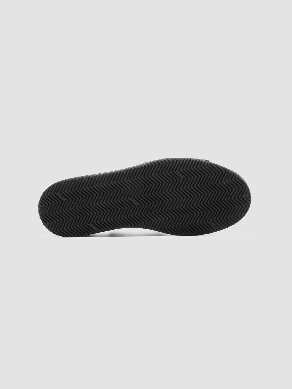 Officine Creative EASY 101 Sneakers Basse in Pelle Nera Italia