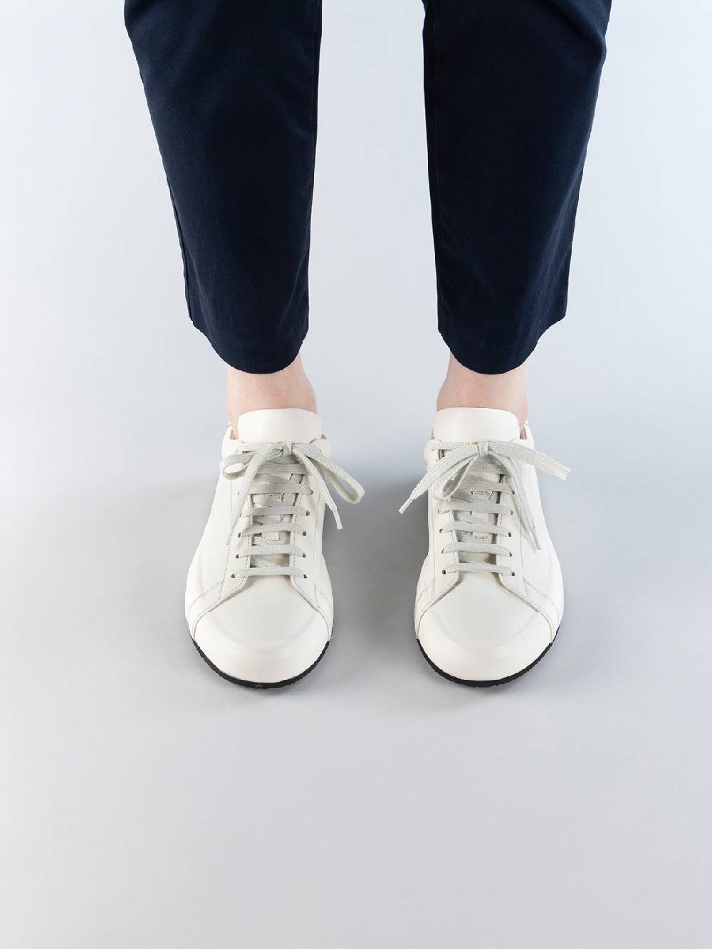 Officine Creative EASY 101 Sneakers Basse in Pelle Nera Italia