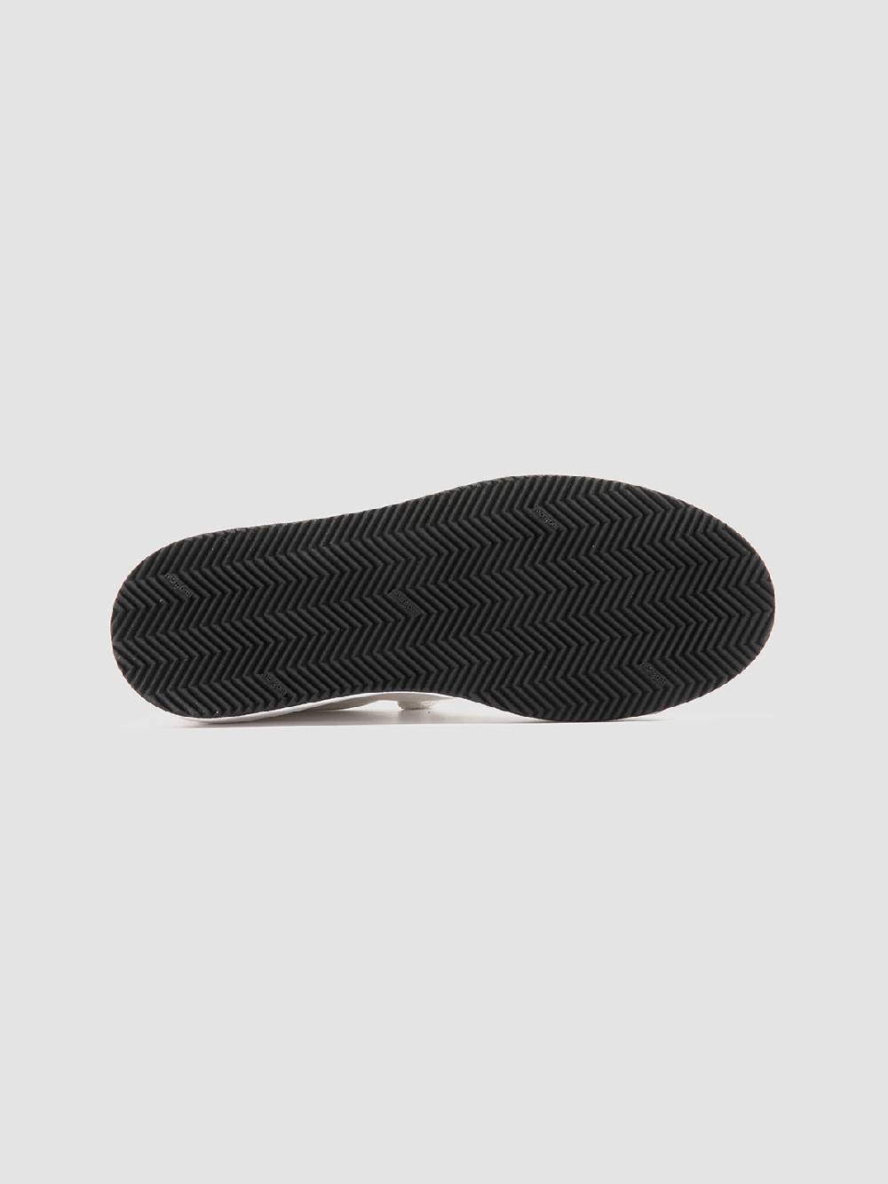 Officine Creative EASY 101 Sneakers Basse in Pelle Bianca In Linea