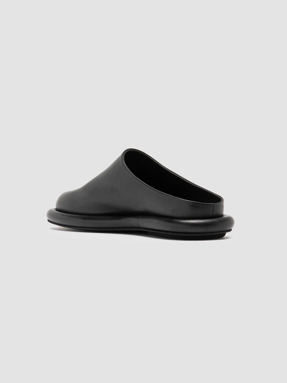 Officine Creative ESTENS 107 Sandali Sabot in Pelle Nera Nuovo