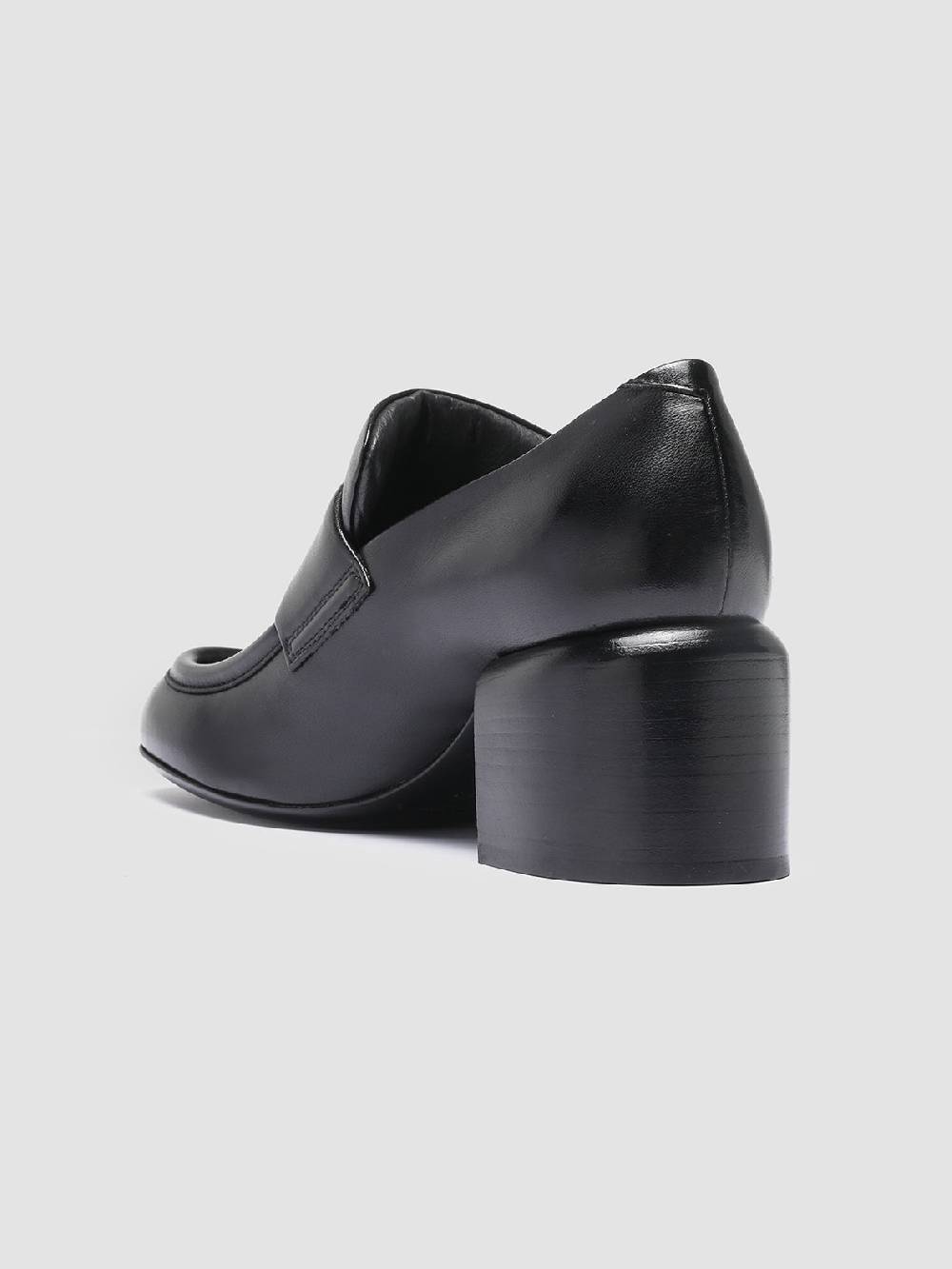 Officine Creative ETHEL 001 Mocassini Penny in Pelle Nera Qualità