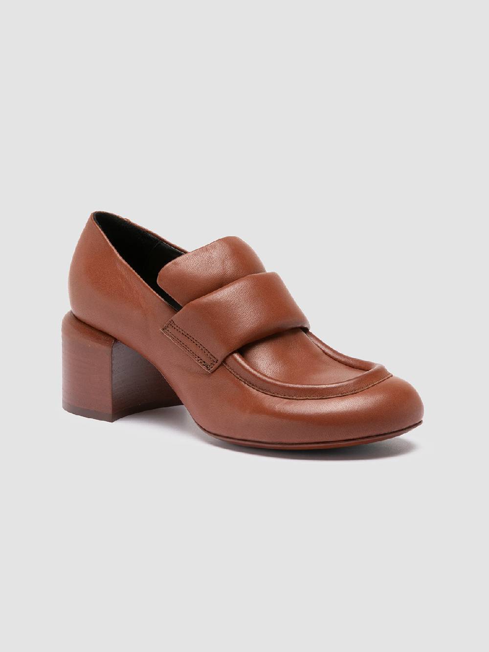 Officine Creative ETHEL 001 Mocassini Penny in Pelle Marrone Vendita