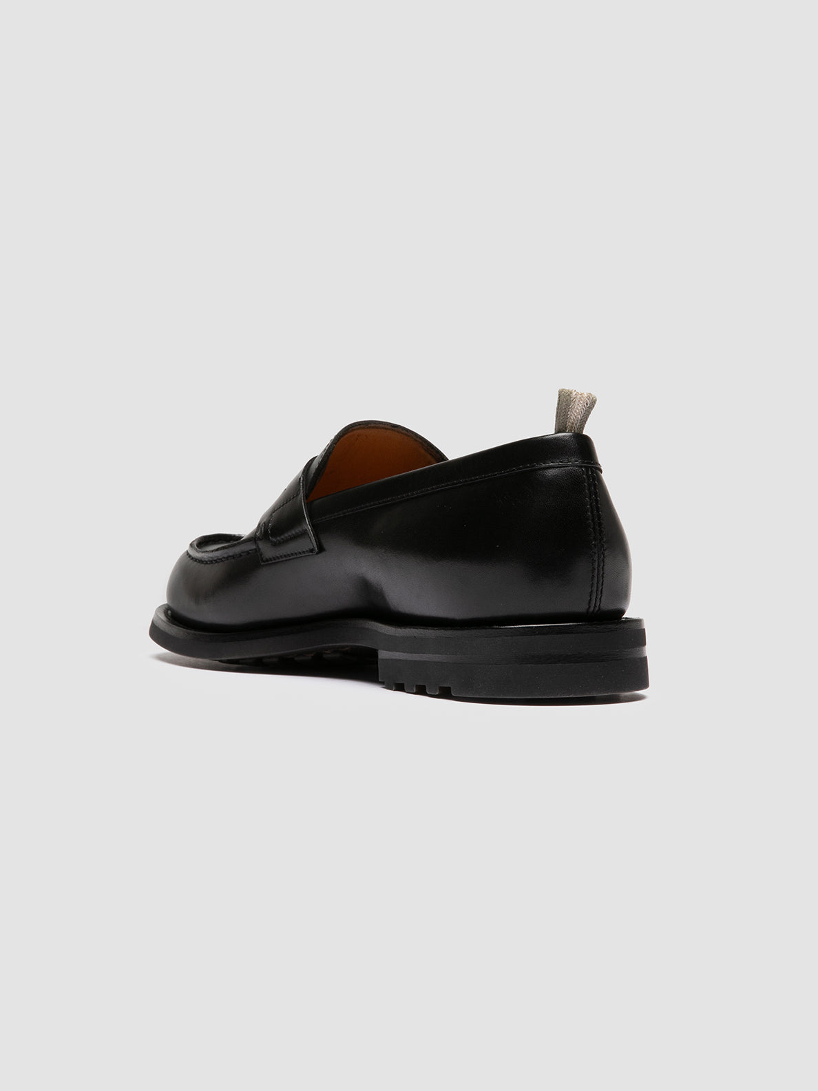 Officine Creative BELMONDO 006 Mocassini Penny in Pelle Scamosciata Nera Promozione