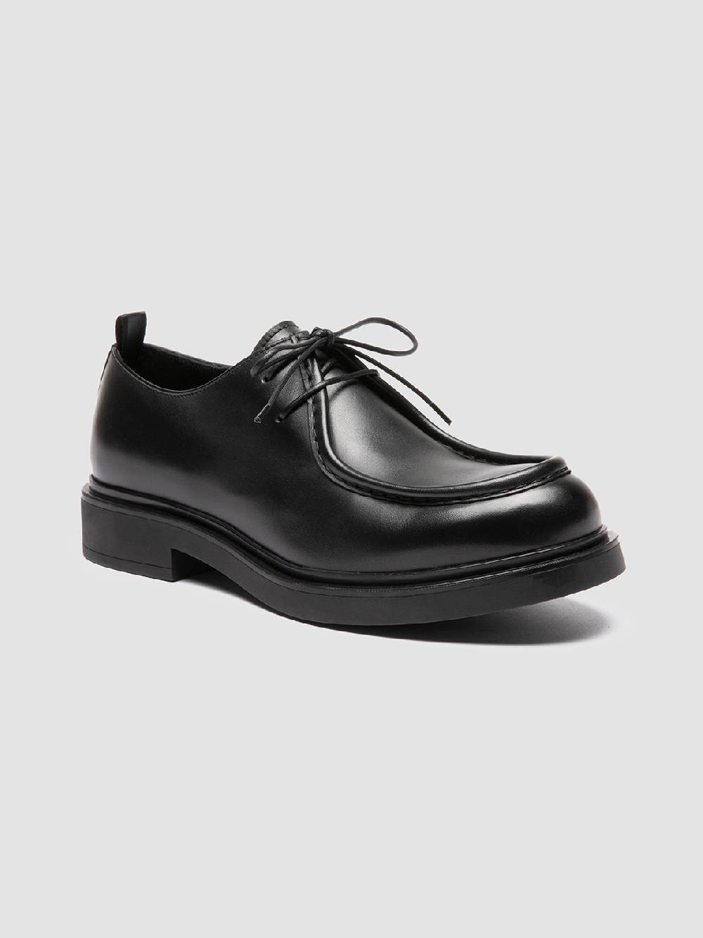 Officine Creative ENGINEER 002 Derby in Pelle Nera Qualità Garantita