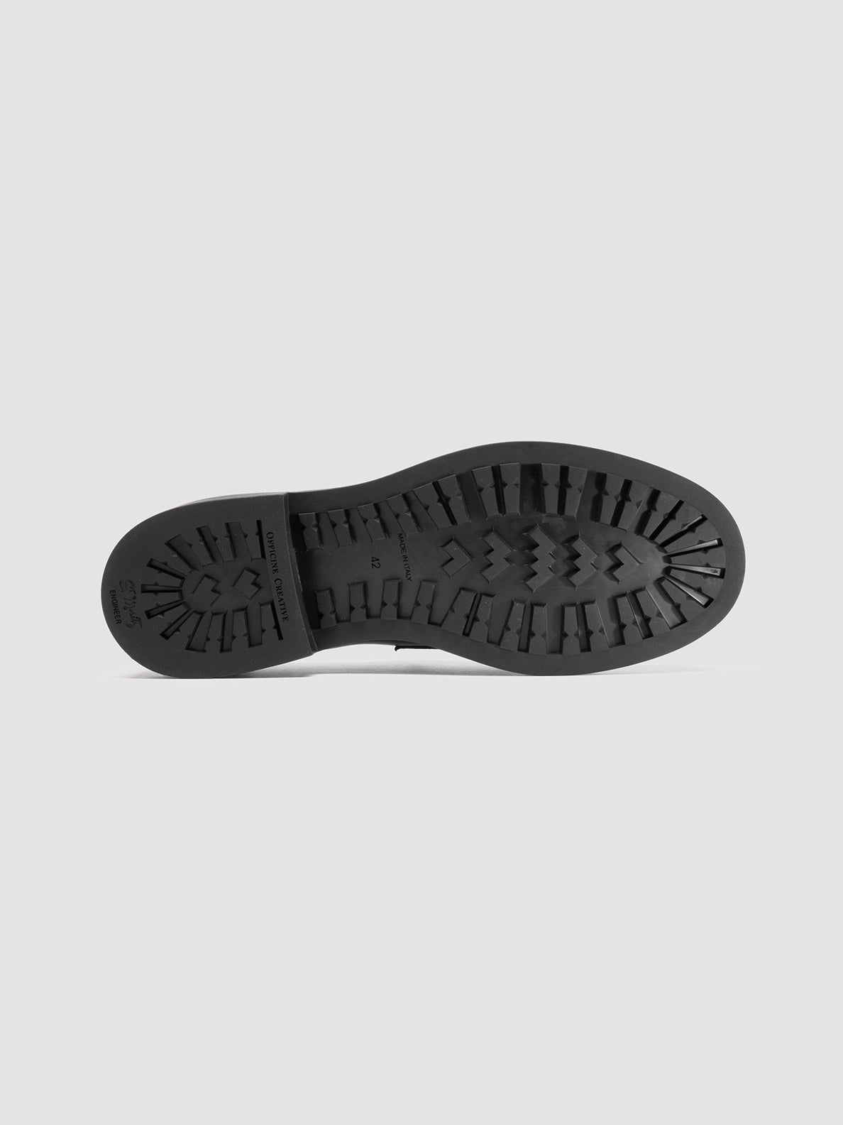Officine Creative ENGINEER 004 Derby in Pelle Grigia Negozi Online