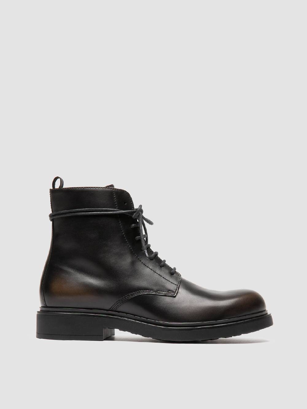 Officine Creative ENGINEER 005 Stivali Stringati in Pelle Verde Acquista Ora