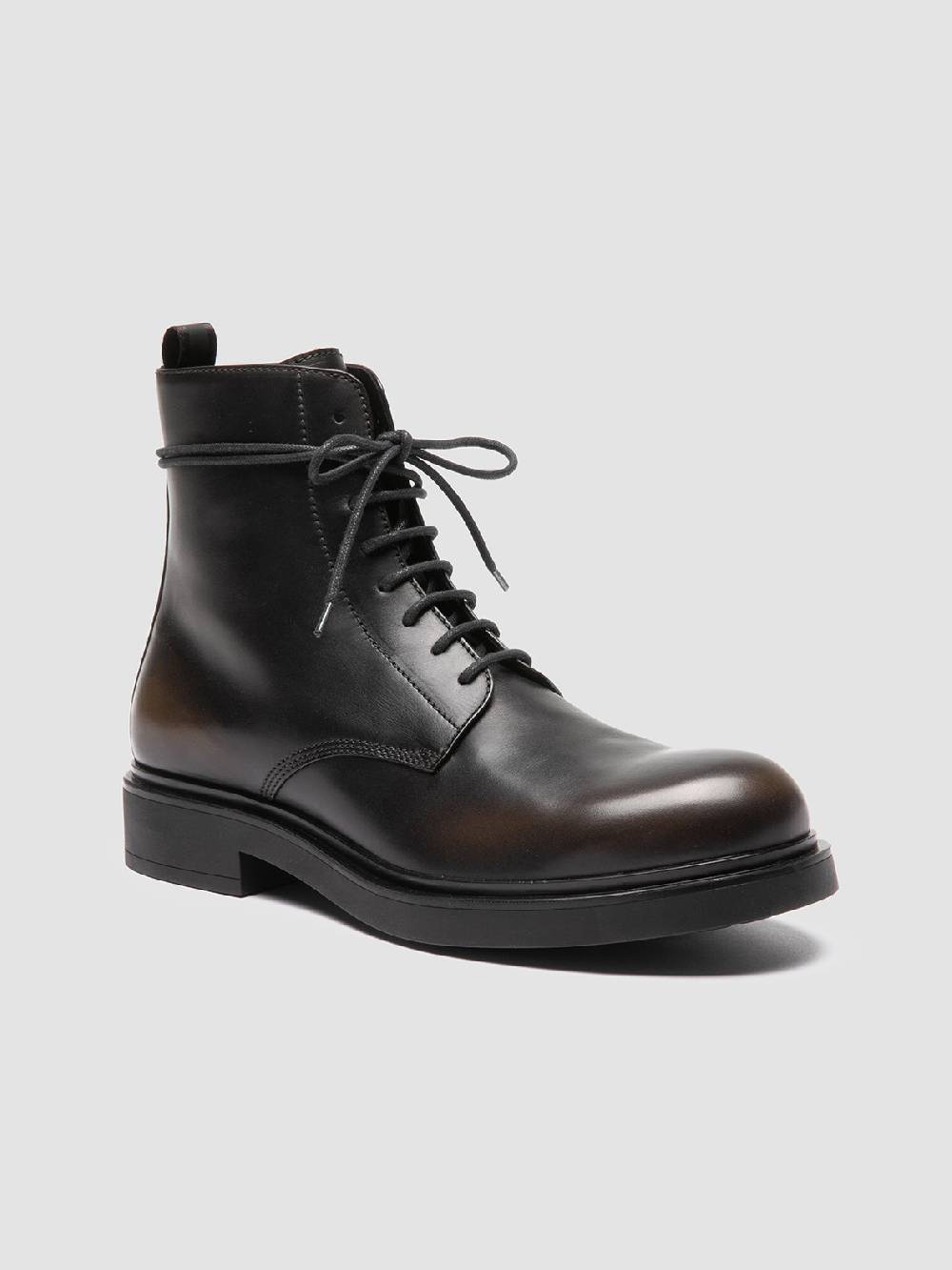 Officine Creative ENGINEER 005 Stivali Stringati in Pelle Verde Acquista Ora
