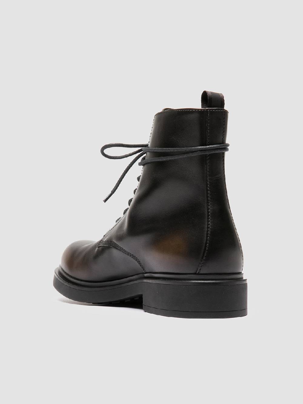 Officine Creative ENGINEER 005 Stivali Stringati in Pelle Verde Acquista Ora